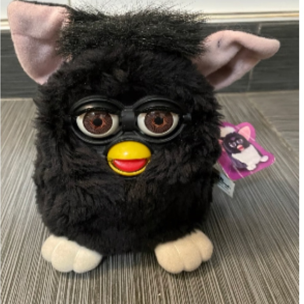 Rare! Hazel Eyes Vintage 1998 witches cat Black with tag working tiger